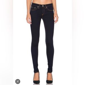 Rag & Bone Slim Skinny Jeans in Soft Harrow - size 28